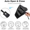 imageG4Free Travel Umbrella Ultralight UPF 50 UV Protection Compact Umbrella Super Slim Small Mini Automatic Open and CloseUltraLight Black