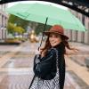 imageG4Free Travel Umbrella Ultralight UPF 50 UV Protection Compact Umbrella Super Slim Small Mini Automatic Open and CloseUltraLight Light Green