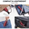 imageG4Free Travel Umbrella Ultralight UPF 50 UV Protection Compact Umbrella Super Slim Small Mini Automatic Open and CloseUltraLight Wine Red