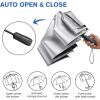 imageG4Free UPF 50 UV Protection Sun Umbrella Double Layer Windproof Compact Travel Umbrella 46 Inch Auto Open CloseBlack