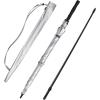 imageG4Free Vented UV GolfBeach Umbrella 68quot Arc Auto Open Oversize Extra Large Windproof Sun Shade Rain UmbrellasSilverBlack