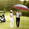 imageG4Free Vented UV GolfBeach Umbrella 68quot Arc Auto Open Oversize Extra Large Windproof Sun Shade Rain UmbrellasSilverPink