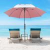 imageG4Free Vented UV GolfBeach Umbrella 68quot Arc Auto Open Oversize Extra Large Windproof Sun Shade Rain UmbrellasSilverPink