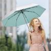 imageG4Free Windproof Travel Umbrella with Large Wooden Handle UV Sun Protection ampamp Rain Umbrella Automatic Open And Close Compact 46quot Large Canopy with UPF 50 Lightweight Portable for Walking ampamp OutdoorSilverLake Blue