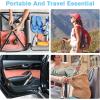 imageG4Free Windproof Travel Umbrella with Large Wooden Handle UV Sun Protection ampamp Rain Umbrella Automatic Open And Close Compact 46quot Large Canopy with UPF 50 Lightweight Portable for Walking ampamp OutdoorSilverLake Blue
