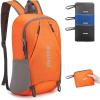 imageG4Free 24L Packable Hiking Backpack Lightweight Foldable Small Sport Travel Daypack Water Resistant for Women MenOrange