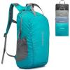 imageG4Free 25L Lightweight Hiking Backpack Packable Foldable Sport Travel Daypack Water Resistant for Women MenBluePeacock Blue