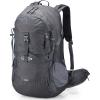 imageG4Free 45L Hiking Travel Backpack Waterproof with Rain Cover Outdoor Camping Daypack for Men Women BlackDark Grey