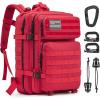 imageG4Free 45L Military Tactical Backpack 3 Day Assault Survival Molle Pack Bug Out Bag Travel Fishing Backpack RucksackRed