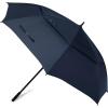 imageG4Free 72 Inch Huge Large Oversize Golf Umbrella Automatic Open Double Canopy Vented Windproof Stick Umbrella 6 Ft Heavy Duty For Outdoor Doorman FamilyBlackNavy Blue