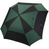 imageG4Free Extra Large Golf Umbrella 6268 inch Square Vented Windproof Auto Open Double Canopy Oversized Stick UmbrellaBlackDark Green