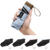 imageG4Free Mini Travel Folding Umbrella for Purse Compact UPF 50 UV Protection Sun ampamp Rain Small Umbrella Lightweight Portable Parasol Fits in Pocket Wallet for Women MenLight Blue