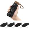 imageG4Free Mini Travel Folding Umbrella for Purse Compact UPF 50 UV Protection Sun ampamp Rain Small Umbrella Lightweight Portable Parasol Fits in Pocket Wallet for Women MenBlack