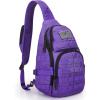 imageG4Free Tactical EDC Sling Backpack Military Rover Shoulder Sling Bag Pack with Pistol Holster for Concealed CarryPurple