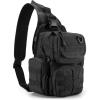 imageG4Free Tactical EDC Sling Bag Pack with Adjustable Holder Sling Shoulder Assault Range BackpackBlackBlack