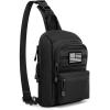 imageG4Free Tactical Sling Bag Backpack EDC Concealed Carry Bag Military Small Crossbody Shoulder Chest PackBlack