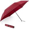 imageG4Free Travel Umbrella Compact Ultralight UPF 50 UV Protection Carbon Fiber Super Slim Small Mini Umbrella Weighs Only 4 ozUltraLight Wine Red