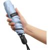 imageG4Free Travel Umbrella Ultralight UPF 50 UV Protection Compact Umbrella Super Slim Small Mini Automatic Open and CloseBlackoutPlaid Blue