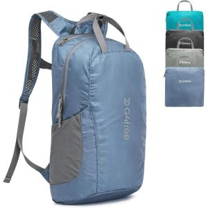 imageG4Free 25L Lightweight Hiking Backpack Packable Foldable Sport Travel Daypack Water Resistant for Women MenBlueBlue