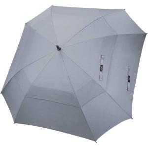 imageG4Free Extra Large Golf Umbrella 6268 inch Square Vented Windproof Auto Open Double Canopy Oversized Stick UmbrellaGrey