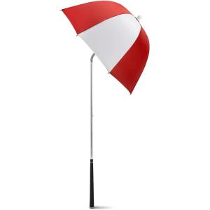 imageG4Free Golf Bag Umbrella for Club Protection Flex UmbrellaRedWhite