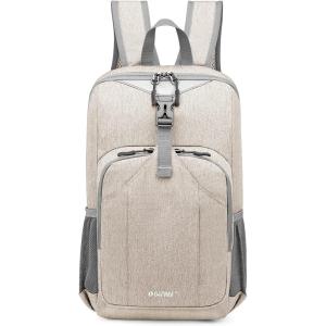 imageG4Free Mini 10L Hiking Daypack Small Hiking Backpack Cycling Compact Shoulder Backpack Outdoor for Men WomenIvory