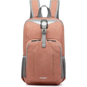 imageG4Free Mini 10L Hiking Daypack Small Hiking Backpack Cycling Compact Shoulder Backpack Outdoor for Men WomenLight Orange