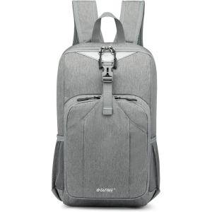 imageG4Free Mini 10L Hiking Daypack Small Hiking Backpack Cycling Compact Shoulder Backpack Outdoor for Men WomenLightgrey