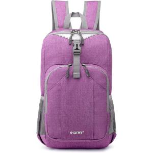 imageG4Free Mini 10L Hiking Daypack Small Hiking Backpack Cycling Compact Shoulder Backpack Outdoor for Men WomenPurple
