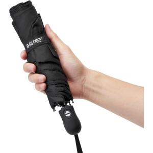imageG4Free Travel Umbrella Ultralight UPF 50 UV Protection Compact Umbrella Super Slim Small Mini Automatic Open and CloseUltraLight Black