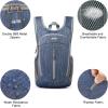 imageG4Free 10L Hiking Backpack Small Travel Hiking Daypack Lightweight Packable Backpack Casual Foldable Shoulder BagDark Blue