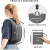 imageG4Free 10L Hiking Backpack Small Travel Hiking Daypack Lightweight Packable Backpack Casual Foldable Shoulder BagDark Grey