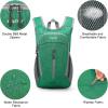 imageG4Free 10L Hiking Backpack Small Travel Hiking Daypack Lightweight Packable Backpack Casual Foldable Shoulder BagGreen