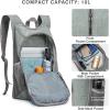 imageG4Free 10L Hiking Backpack Small Travel Hiking Daypack Lightweight Packable Backpack Casual Foldable Shoulder BagGrey