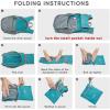 imageG4Free 10L Hiking Backpack Small Travel Hiking Daypack Lightweight Packable Backpack Casual Foldable Shoulder BagPeacock Blue