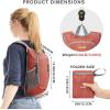 imageG4Free 10L Hiking Backpack Small Travel Hiking Daypack Lightweight Packable Backpack Casual Foldable Shoulder BagRed