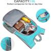 imageG4Free 10L15L Hiking Backpack Lightweight Packable Hiking Daypack Small Travel Outdoor Foldable Shoulder BagAqua