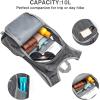 imageG4Free 10L15L Hiking Backpack Lightweight Packable Hiking Daypack Small Travel Outdoor Foldable Shoulder BagBlack