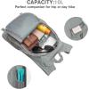 imageG4Free 10L15L Hiking Backpack Lightweight Packable Hiking Daypack Small Travel Outdoor Foldable Shoulder BagGrey