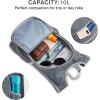 imageG4Free 10L15L Hiking Backpack Lightweight Packable Hiking Daypack Small Travel Outdoor Foldable Shoulder BagGrey Checkered