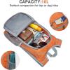 imageG4Free 10L15L Hiking Backpack Lightweight Packable Hiking Daypack Small Travel Outdoor Foldable Shoulder BagOrange