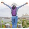 imageG4Free 10L15L Hiking Backpack Lightweight Packable Hiking Daypack Small Travel Outdoor Foldable Shoulder BagPurple