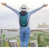 imageG4Free 10L15L Hiking Backpack Lightweight Packable Hiking Daypack Small Travel Outdoor Foldable Shoulder BagTeal Blue