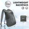 imageG4Free 11L Hiking Backpack Small Ultra light Packable Backpack Travel Bag for Women Men Casual Outdoor Camping Daypack BlackDark Grey