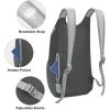 imageG4Free 11L Hiking Backpack Small Ultra light Packable Backpack Travel Bag for Women Men Casual Outdoor Camping Daypack BlackDark Grey
