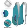 imageG4Free 11L Hiking Backpack Small Ultra light Packable Backpack Travel Bag for Women Men Casual Outdoor Camping Daypack BlackTeal Blue