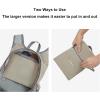 imageG4Free 15L Hiking Daypack Lightweight Travel Backpack Packable Outdoor Casual Foldable Shoulder Bag BlackBeige