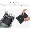 imageG4Free 15L Hiking Daypack Lightweight Travel Backpack Packable Outdoor Casual Foldable Shoulder Bag BlackBlack