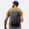 imageG4Free 15L Hiking Daypack Lightweight Travel Backpack Packable Outdoor Casual Foldable Shoulder Bag BlackBlack