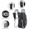 imageG4Free 15L Hiking Daypack Lightweight Travel Backpack Packable Outdoor Casual Foldable Shoulder Bag BlackBlack
